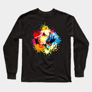 labrador watercolor Long Sleeve T-Shirt